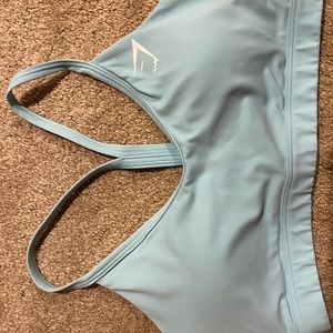 Gymshark light blue bra- picture doesn’t show how pretty this color really is